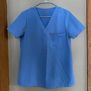 Figs ceil blue scrub set